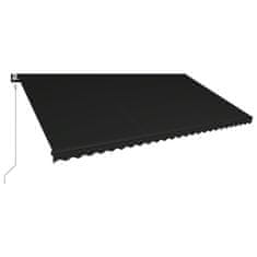 Vidaxl Avtomatsko zložljiva tenda 600x300 cm antracitna