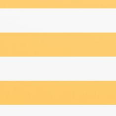 Vidaxl Balkonsko platno belo in rumeno 90x500 cm oksford blago
