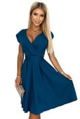 Numoco Ženska večerna obleka Scarlett morsko modra XL