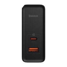 BASEUS GaN5 Pro USB-C / USB 100W hitri univerzalni omrežni polnilnik - črn