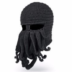 Northix Balaclava, Octopus - črna 