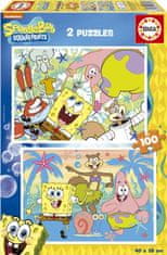 Educa Puzzle Sponge Bob 2x100 kosov