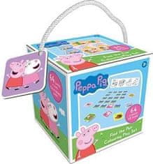 Jiri Models Peppa Pig - Pexeso za potovanje s pobarvankami