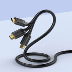 Choetech xhh-tp20 hdmi 2.1 kabel (8k 60hz 48gbps / 4k 144hz / 2k 165hz) 3d dynamic hdr 2m črn