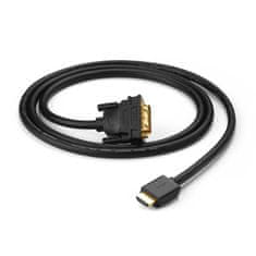 PRO Adapterski kabel HDMI - DVI 4K 60Hz 30AWG 1m črn
