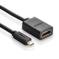 Ugreen Adapterski kabel HDMI na mikro HDMI 20 cm črn