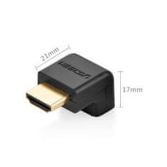 Ugreen Kotni priključek za kabel HDMI črn