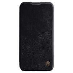 slomart nillkin qin usnje pro case samsung galaxy s23+ flip cover ovitek za kamero black