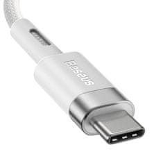 slomart baseus cinkov magnetni napajalni kabel za macbook power - usb tip c 60w 2m, bela oblika črke L (catxc-w02)