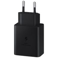 slomart samsung omrežni polnilec usb tipa c 45w pd pps + kabel usb tipa c črn (ep-t4510xbegeu)