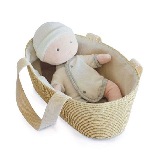 DouDou ET Compagnie Doudou Jolijou Pol lutka v torbi za otroški voziček 28 cm