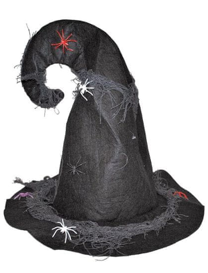 funny fashion Čarovniški klobuk s pajki