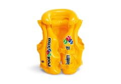 Intex Napihljiv telovnik Pool school deluxe yellow 3-6 let