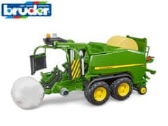 Bruder John Deere stiskalnica za seno 40 cm v škatli