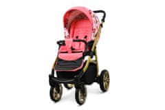 Babylux Color Lux Pansies And Roses | 3v1 Kombinirani Voziček kompleti | Otroški voziček + Carrycot + Avtosedežem