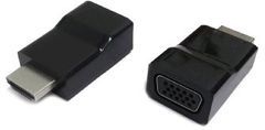 Gembird Kabelski adapter HDMI za VGA, M/F, črn