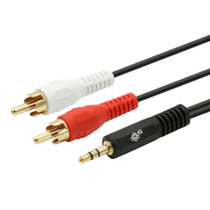 TB TOUCH TB Kabel za dotik 3,5 mm Mini Jack -2x RCA M/M 2,5 m