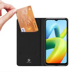 slomart dux ducis skin pro etui za xiaomi redmi a1+ flip cover card wallet stand black