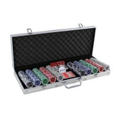 Master Sport Poker Set v luksuznem kovčku z oznako vrednosti