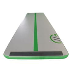 Master Sport Napihljiva podloga Airtrack 400 x 150 x 15 cm, siva, zelena