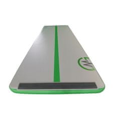 Master Sport Napihljiva podloga Airtrack 400 x 150 x 20 cm, siva, zelena