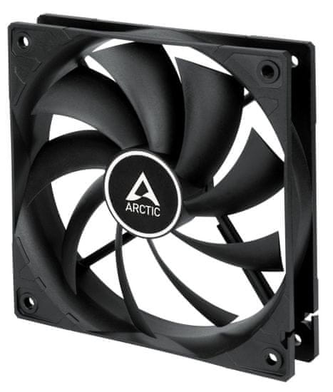 Arctic F12 TC (Black) - 120mm ventilator za ohišje z nadzorom temperature