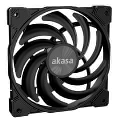 Akasa dodatni ventilator 12 cm Alucia XS12 črna