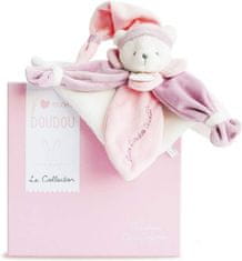 Doudou Darilni set - plišast rožnati medvedek 24 cm