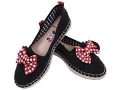 Disney Črne espadrile z pentljo Minnie Miška DISNEY 36 EU / 3 UK