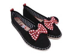 Disney Črne espadrile z pentljo Minnie Miška DISNEY 36 EU / 3 UK