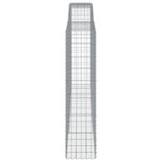 Vidaxl Obokane gabion košare 20kosov 400x50x200/220cm pocinkano železo