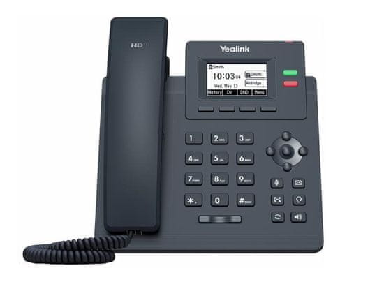 YEALINK SIP-T31G Telefon SIP, PoE, 2,3-palčni 132x64 neosvetljeni LCD, x računov SIP, GigE
