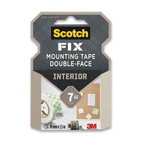 Scotch 3M dvostranski montažni trak 19 mm × 1,5 m