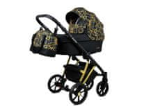 Babylux Marlux Magnetic Gold Line | 2v1 Kombinirani Voziček kompleti | Otroški voziček + Carrycot