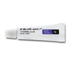 Qoltec toplotno lepilo qoltec 0,975 w/m-k | 5g | bela