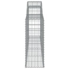 Vidaxl Obokane gabion košare 13 kosi 300x30x80/100 cm pocinkano železo