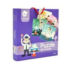 Classic world Puzzle Otroški 4 v 1 Klasični svetovni poklici