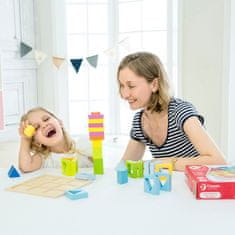 Classic world Učenje oblik in štetje Sestavljanka 5v1 Domino Sorter Montessori 28 el.