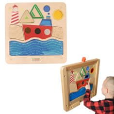 Masterkidz Senzorična izobraževalna tabla Jadranje Ocean Montessori