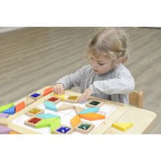 Masterkidz  Mozaik Puzzle Učenje barv in oblik Tangram Montessori