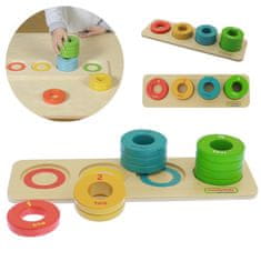 Masterkidz Učenje štetja barv Velikost sestavljanke Montessori igra