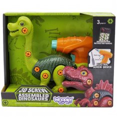 WOOPIE WOOPIE Dinozaver Twisting Construction Set + vrtalnik 31 el.