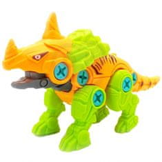 WOOPIE  Dinozaver za zvijanje Ceratops Gradbeni set + vijačnik