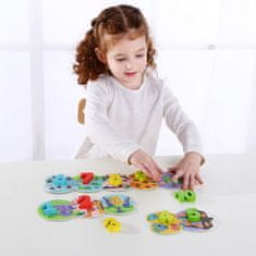 Tooky Toy TOOKY TOY Izobraževalna Montessori sestavljanka Učenje štetja