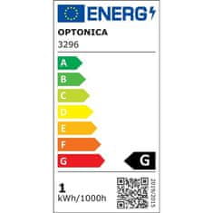 Optonica LED vgradna svetilka 1W 3000K 60lm IP20 okrogla črna