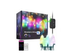 BOT Smart LED božična in zabavna veriga Strawberry SL2 10 metrov Tuya RGB WiFi in BT