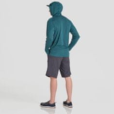 NRS Moška majica s kapuco/hoodie H2Core Silkweight, UV50+, Mediterraneo, XL