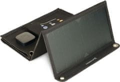 Crono CROSSIO sončna plošča/ 28 W/ USB-A/ USB-C/ črna