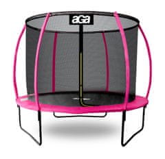 Aga SPORT EXCLUSIVE Trampolin 180 cm Roza + zaščitna mreža