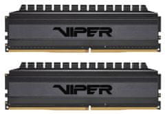 Patriot Viper 4 Blackout 16GB DDR4 4133MHz / DIMM / CL18 / 1,4V / Heat Shield / KIT 2x 8GB